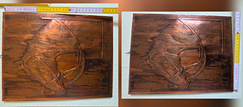 Wandbild kupferrelief - wandbild/,