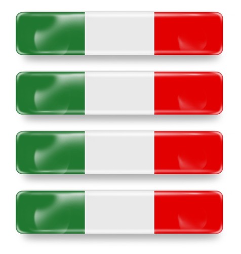 Gel aufkleber italien - 3d,