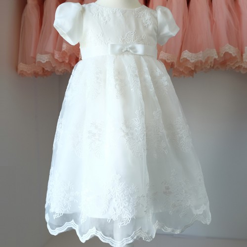 Klassisches langes taufkleid - klassisches,