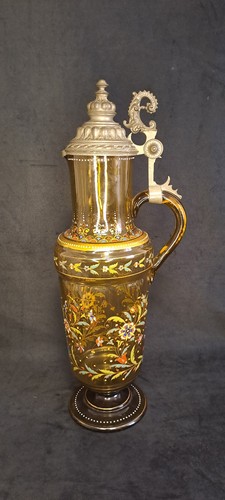 Alter bierkrug glas - glas, mit