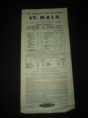 Vintage 1961 british railways - vintage,