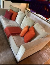 PROMEMORIA „Wanda“ (Romeo Sozzi) Sofa 240cm• Samt• Beige•molteni-minotti-b&b TOP