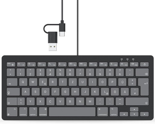Kabelgebundene qwertz mac - kabelgebundene,