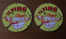Chupa Chups FLYING CHUPS  caps  pogs   Dachboden Fund Retro Game