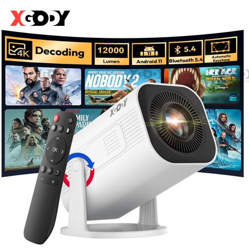 Xgody mini beamer projektor - beamer, 4k