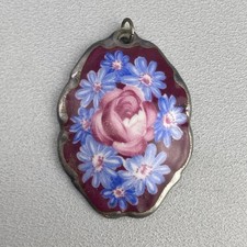 Halsketten-Anhänger v. Porzellanfabrik Schlottenhof Arzberg Bavaria, Porzellan