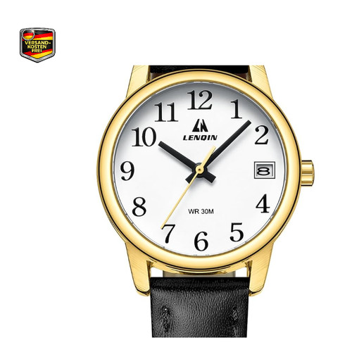Damen uhr lederband analog - damen,