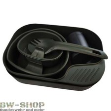 WILDO CAMP-A-BOX COMPLETE OLIV ESSGESCHIRR BW KOCHGESCHIRR SCHÜSSEL BECHER SPORK