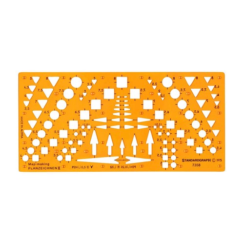 Standardgraph zeichenschablone - standardgraph,