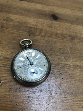 925 Sterling Silber Taschenuhr