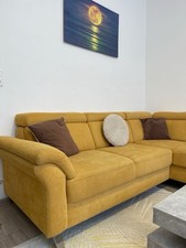 Ecksofa Senfgelb – Sehr guter Zustand