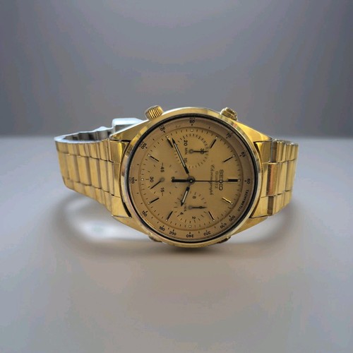 Seiko bond gold 7a28 - seiko, j.bond