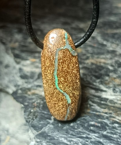 Boulder opal anhänger - boulder,