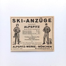 1929 Alpspitz Ski-Anzüge