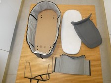 JOOLZ Geo 2 BABYWANNE / Stubenwagen grau inkl. Brett Matratzenstangen Schürze