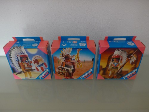 Playmobil indianer spezial - 3x,
