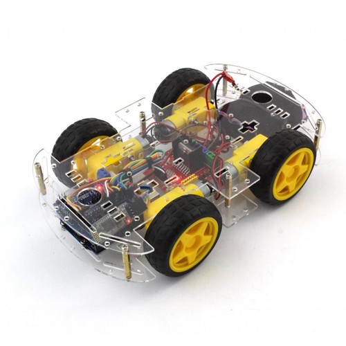 4wd smartcar roboter bausatz - 4wd, roboter-bausatz