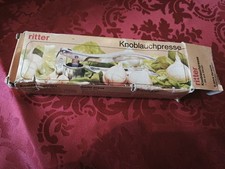 kleine Saftpresse Knoblauchpresse Ritter Simplex Alu Guss Vintage Retro
