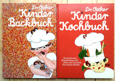 Dr. Oetker "Kinder Backbuch" & "Kinder Kochbuch"  1. Aufl. 1986 & 1. Aufl. 1985