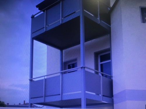 Fertigbalkon 2 m - 2,