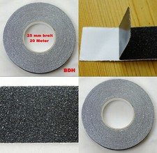 Anti-Rutsch Streifen 20 Meter Antirutschband selbstklebend PVC Klebeband Treppen
