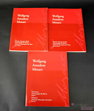 Wolfgang Amadeus Mozart Urtextausgabe für Klavier Band 1+2+3 gebr.