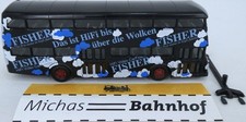 Fisher HiFi Doppeldecker DE Büssing Bus Berlin BVG Omnibus H0 å