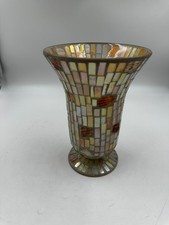 Glasvase Mosaik, Muscheln