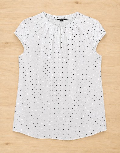 Seidige bluse top von comma - von,