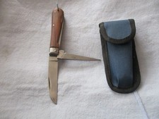 Altes  Taschenmesser Fischermesser Matrosenmesser mit Gürteltasche
