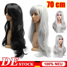 70cm Cosplay Perücke Schwarz