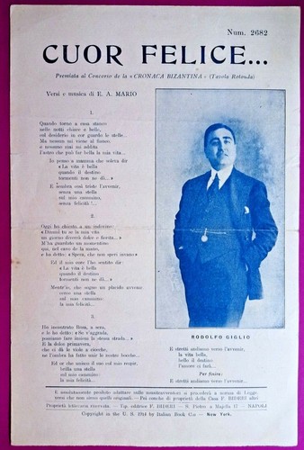 Cuor felice notenblatt - cuor, felice,