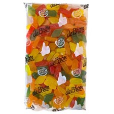(9,90 EUR/kg) De Bron Winegums Weingummi Fruchtgummi zuckerfrei 1 kg