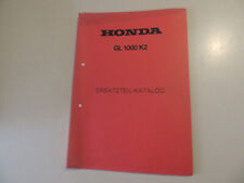 1977 Werkstatthandbuch Ersatz teil e Katalog Honda GL 1000 K2 Goldwing