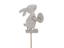 10 Stk Dekostecker Holzhasen