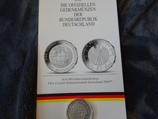 10 Euro Silber Gedenkmünze DEUTSCHLAND 2005 FIFA WM 2006 DEUTSCHLAND