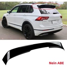 Für VW Tiguan 2 II MK2 2016-23 Heckspoiler Dachspoiler Heckflügel Glanz Schwarz