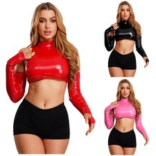 DE Damen Kurz Crop Top