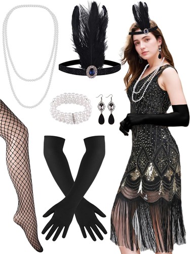 Flapper kleid 1920er - kleid,