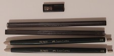 2 Stk Faber-Castell Fallminenstifte TK9400 + Spitzer + Minen