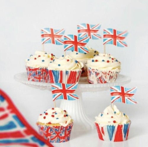 Union jack flagge - union, cupcake