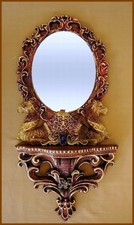 KAMEL Spiegel & Konsole Set im Orient Stil  *NEU* 35