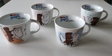 Kinder Riegel Sammeltassen 2024 Set 4 Stück Art Edition Kinderriegel Tassen    