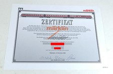 Märklin 39080 zertifikat - märklin,