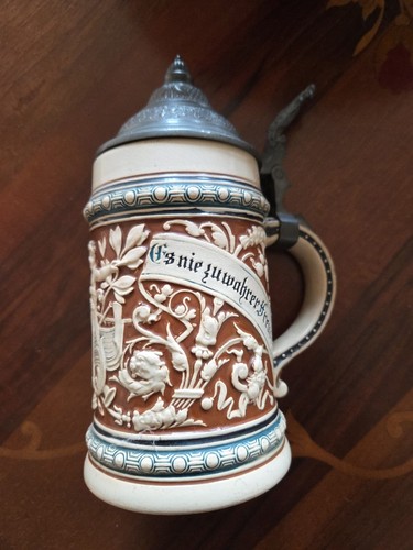 Antiker alter bierkrug mit - alter,