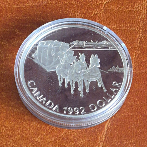 Kanada silberdollar münze - 1,