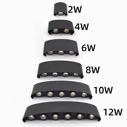 8w led wandlampe - 2w, 4w
