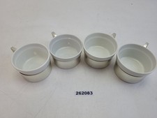 4x Porzellan Tee-Tassen alt