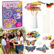 Bastelset Kinder ab 6 8 4 Jahre, Geschenk Mädchen 7 5 6 8 Jahre, Blumen Basteln~