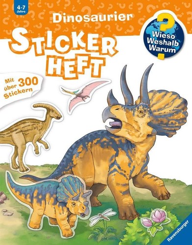Dinosaurier stickerheft - dinosaurier,
